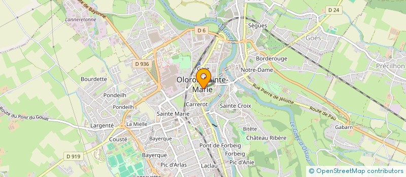 localisation de l'entreprise MONSIEUR JEAN-MICHEL LACANETTE à OLORON-SAINTE-MARIE