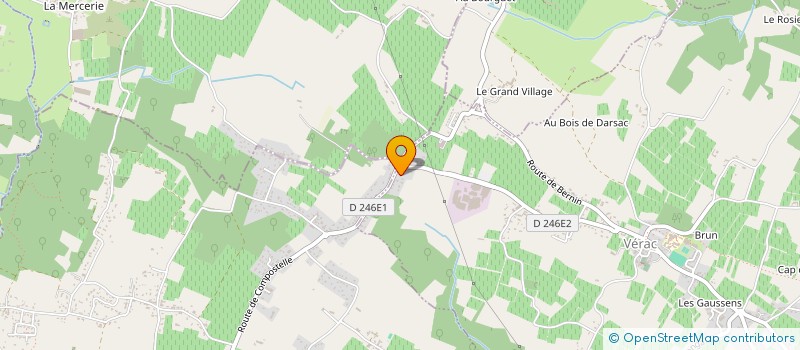 localisation de l'entreprise MONSIEUR JEAN MICHEL LACOSTE  VERAC