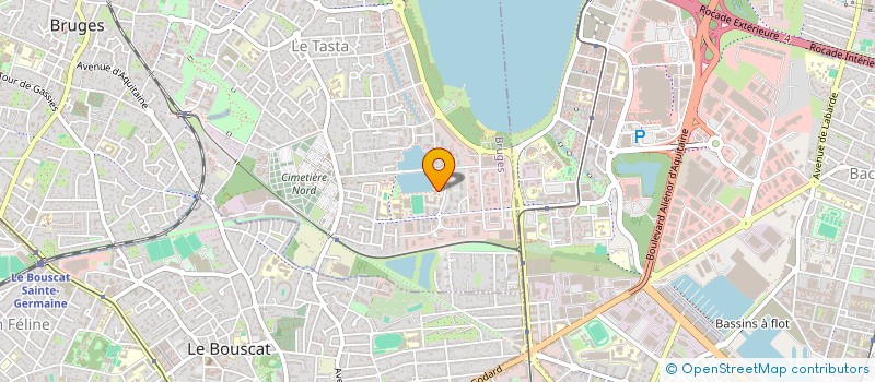 localisation de l'entreprise MONSIEUR JEAN-MICHEL LAFFITE  BRUGES