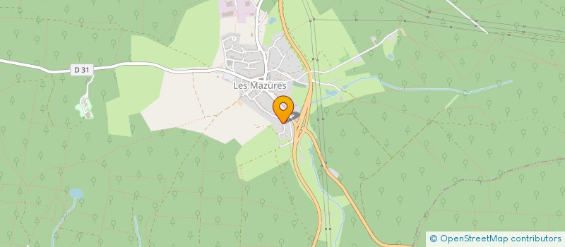 localisation de l'entreprise MONSIEUR JEAN-MICHEL LAHOUSSINE à LES MAZURES