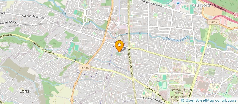 localisation de l'entreprise MONSIEUR JEAN-MICHEL LALANNE  LONS