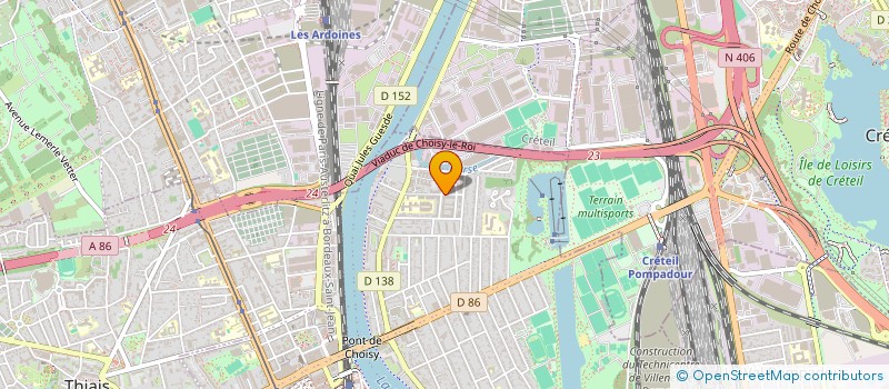 localisation de l'entreprise MONSIEUR JEAN-MICHEL LAM  CHOISY-LE-ROI