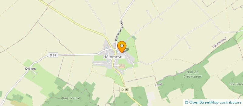 localisation de l'entreprise MONSIEUR JEAN MICHEL LAMBERT  HETOMESNIL