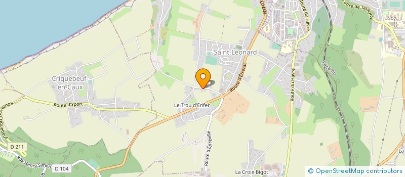 localisation de l'entreprise MONSIEUR JEAN-MICHEL LAMOTTE à SAINT-LEONARD