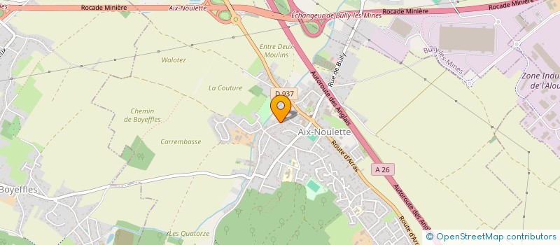 localisation de l'entreprise MONSIEUR JEAN-MICHEL LANCIAUX  AIX-NOULETTE