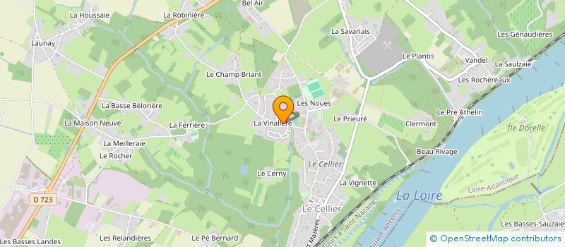 localisation de l'entreprise MONSIEUR JEAN-MICHEL LANDAIS à CELLIER (LE)