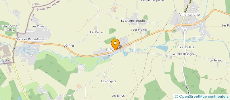 localisation de l'entreprise MONSIEUR JEAN-MICHEL LANGELLIER à CHARNY OREE DE PUISAYE