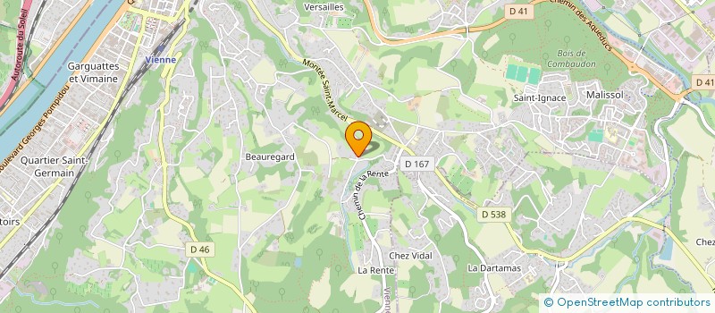 localisation de l'entreprise MONSIEUR JEAN-MICHEL LANGLAIS  VIENNE