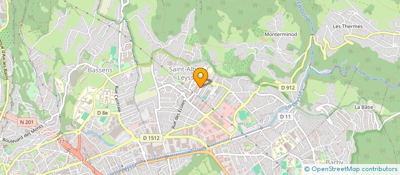 localisation de l'entreprise MONSIEUR JEAN-MICHEL LAPEYRE  SAINT-ALBAN-LEYSSE