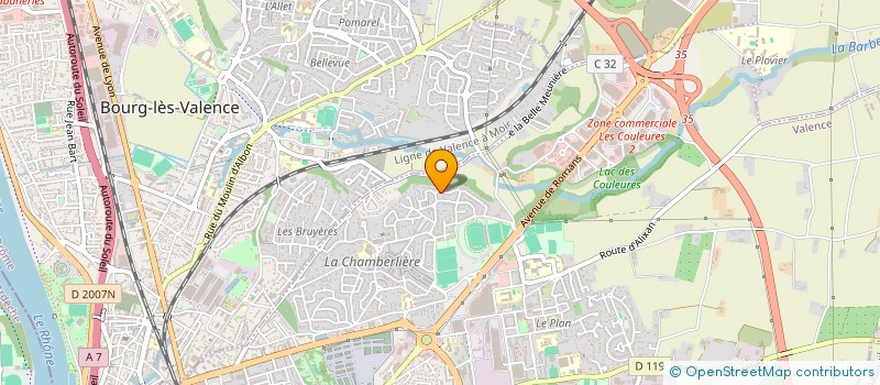 localisation de l'entreprise MONSIEUR JEAN MICHEL LARRE  VALENCE