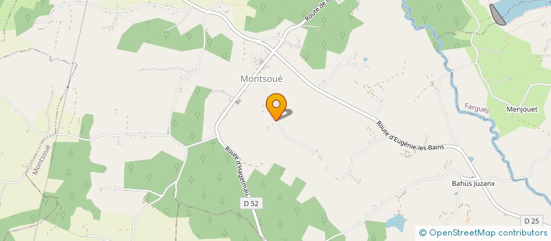 localisation de l'entreprise MONSIEUR JEAN MICHEL LASSALLE  MONTAUT