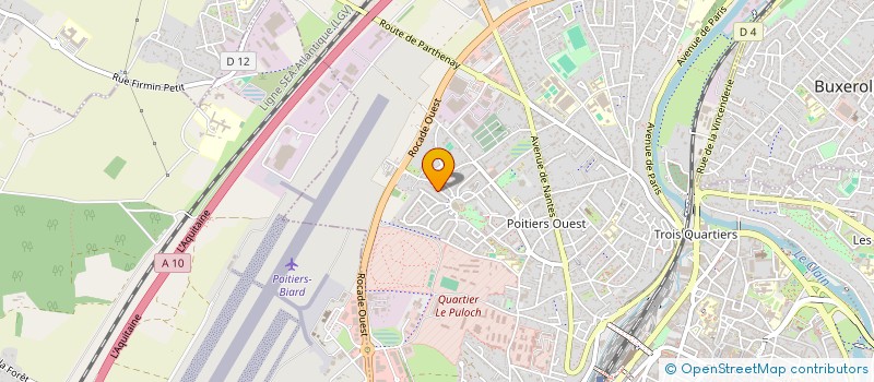 localisation de l'entreprise MONSIEUR JEAN-MICHEL LATHIERE  POITIERS