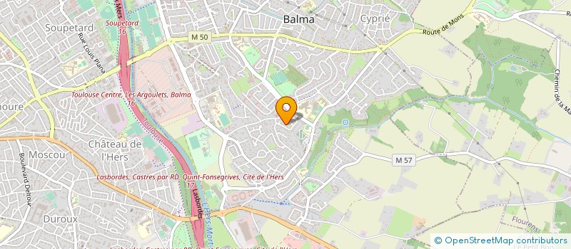 localisation de l'entreprise MONSIEUR JEAN-MICHEL LAUNAY  BALMA