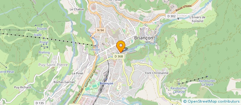 localisation de l'entreprise MONSIEUR JEAN-MICHEL LAURENT  MONTGENEVRE