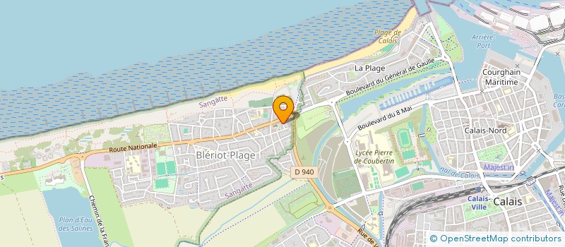 localisation de l'entreprise MONSIEUR JEAN-MICHEL LAVALLEE  SANGATTE