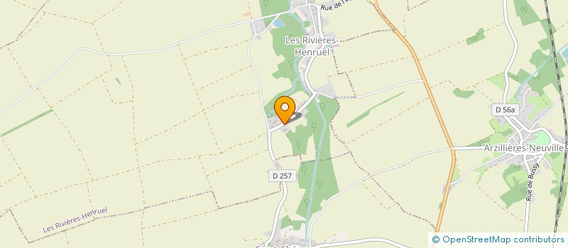 localisation de l'entreprise MONSIEUR JEAN-MICHEL LAVEFVE  LES RIVIERES-HENRUEL