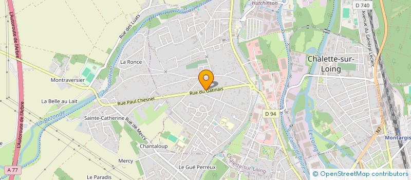 localisation de l'entreprise MONSIEUR JEAN-MICHEL LE COUVIOUR  CHALETTE-SUR-LOING