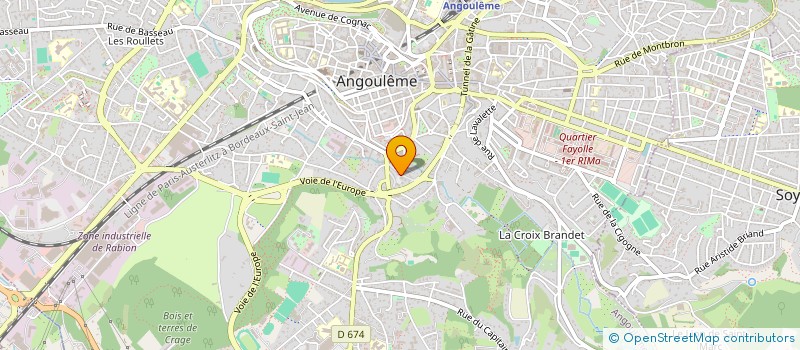 localisation de l'entreprise MONSIEUR JEAN-MICHEL LE MASLE à ANGOULEME