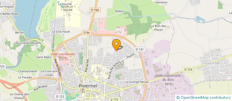 localisation de l'entreprise MONSIEUR JEAN-MICHEL LE PART  PLOERMEL