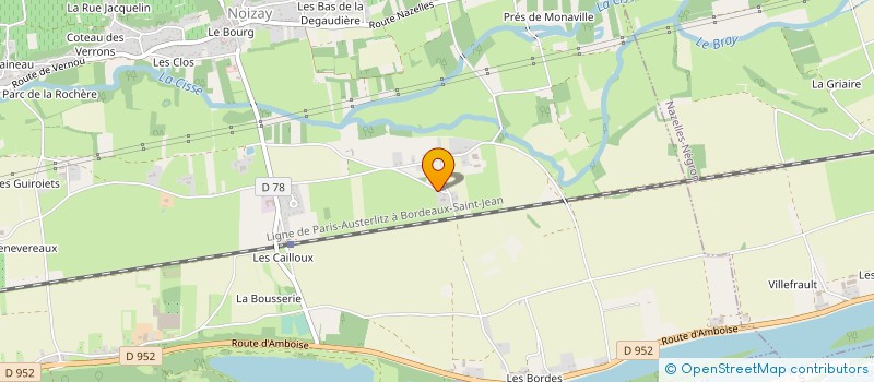 localisation de l'entreprise MONSIEUR JEAN-MICHEL LEBLOIS  NOIZAY