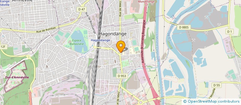 localisation de l'entreprise MONSIEUR JEAN-MICHEL LECOCQ  HAGONDANGE