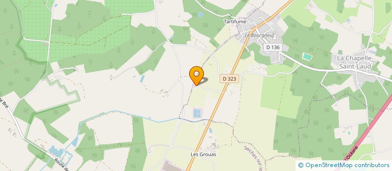 localisation de l'entreprise MONSIEUR JEAN MICHEL LECOMTE  JARZE VILLAGES