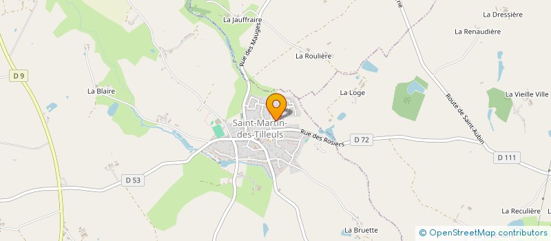 localisation de l'entreprise MONSIEUR JEAN-MICHEL LECOMTE  SAINT-MARTIN-DES-TILLEULS