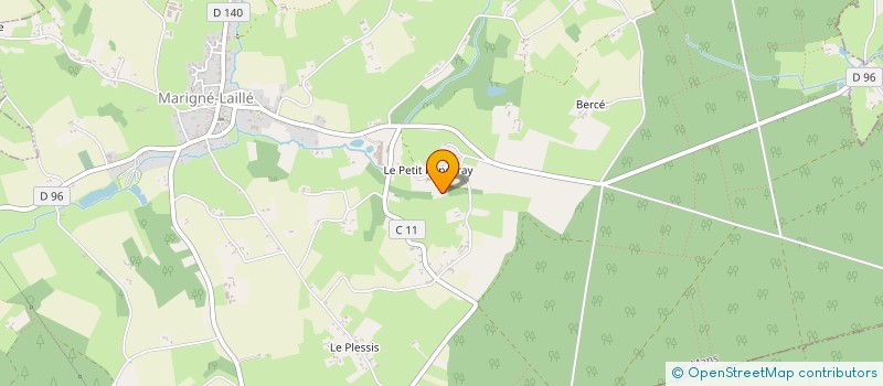 localisation de l'entreprise MONSIEUR JEAN-MICHEL LEDRU à MARIGNE LAILLE