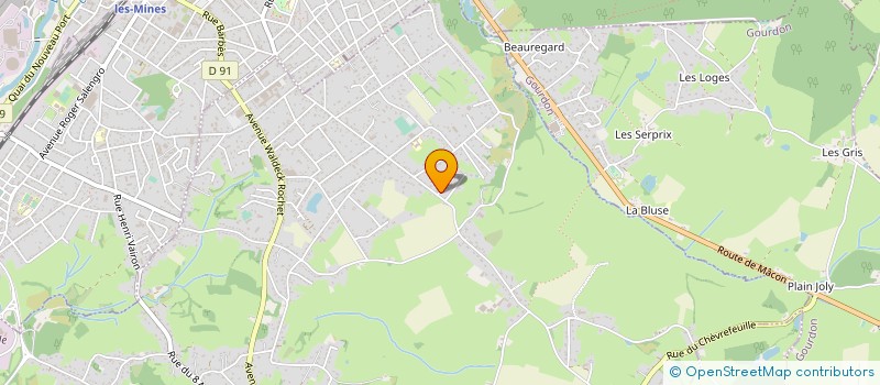 localisation de l'entreprise MONSIEUR JEAN-MICHEL LEGER  SAINT-VALLIER