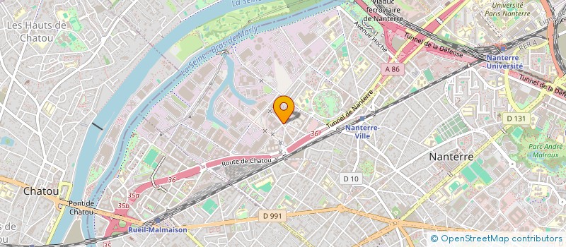 localisation de l'entreprise MONSIEUR JEAN-MICHEL LEGREIN  NANTERRE