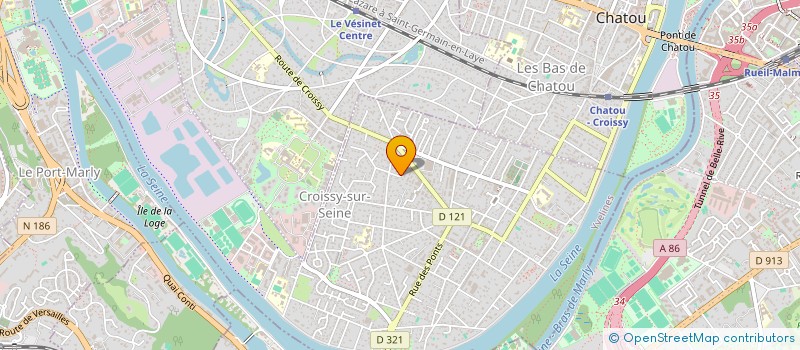 localisation de l'entreprise MONSIEUR JEAN-MICHEL LEQUEUX  CROISSY SUR SEINE
