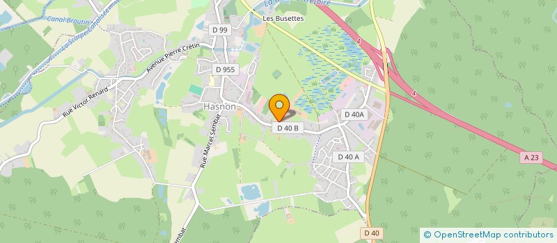 localisation de l'entreprise MONSIEUR JEAN-MICHEL LEQUIMME  HASNON