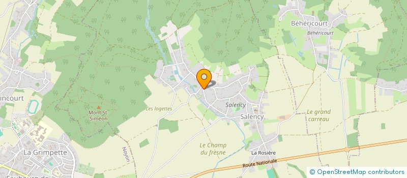 localisation de l'entreprise MONSIEUR JEAN-MICHEL LESOURD à SALENCY