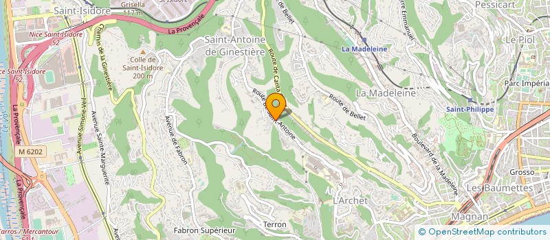 localisation de l'entreprise MONSIEUR JEAN-MICHEL LESUEUR à NICE