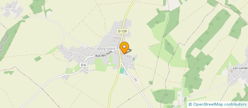 localisation de l'entreprise MONSIEUR JEAN-MICHEL LETELLIER  JOUY-SOUS-THELLE