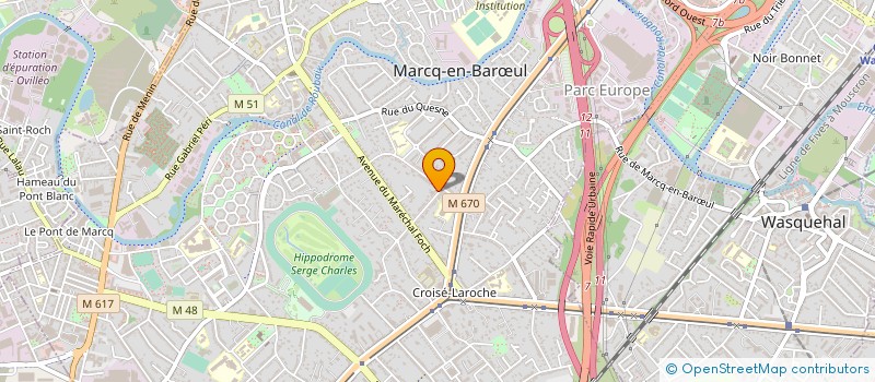 localisation de l'entreprise MONSIEUR JEAN MICHEL LIBERMAN à MARCQ-EN-BARŒUL