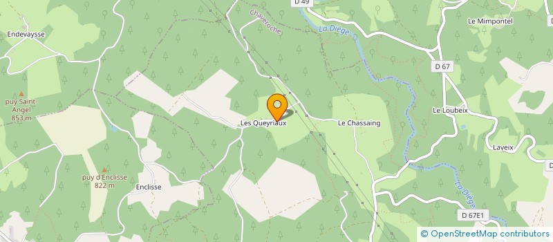 localisation de l'entreprise MONSIEUR JEAN MICHEL LIMOUJOUX  CHAVEROCHE