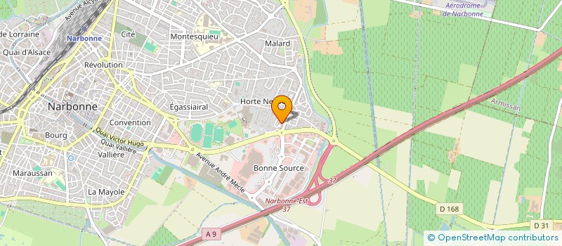 localisation de l'entreprise MONSIEUR JEAN MICHEL LOMBARDI  NARBONNE