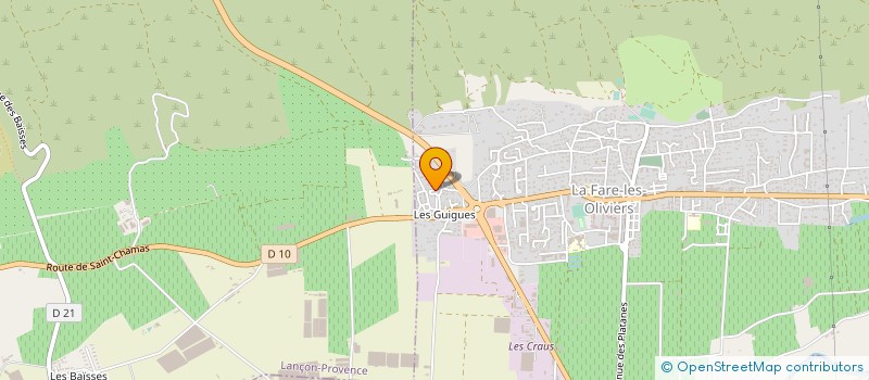 localisation de l'entreprise MONSIEUR JEAN MICHEL LOMBARDO  LA FARE-LES-OLIVIERS