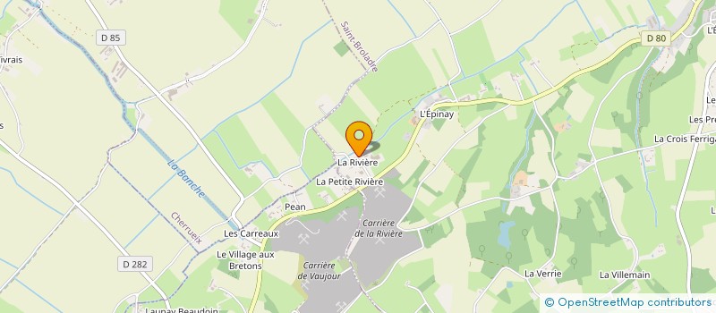 localisation de l'entreprise MONSIEUR JEAN-MICHEL LOUET à SAINT-BROLADRE