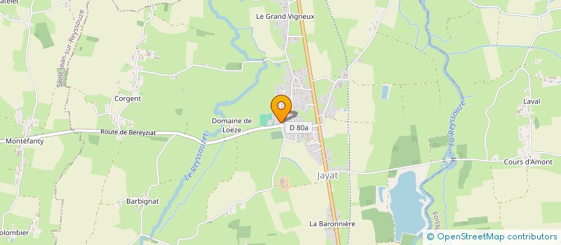 localisation de l'entreprise MONSIEUR JEAN-MICHEL LOUIS  JAYAT