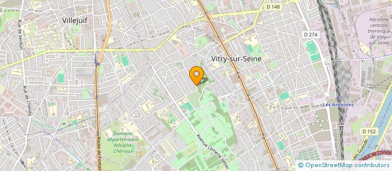 localisation de l'entreprise MONSIEUR JEAN-MICHEL LOUREL à VITRY-SUR-SEINE