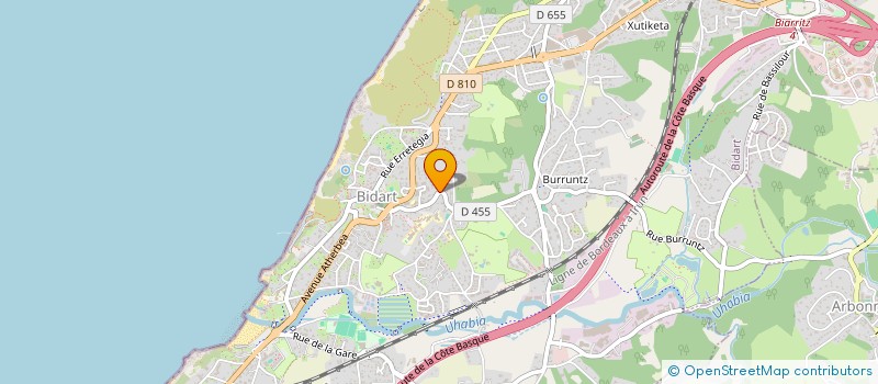 localisation de l'entreprise MONSIEUR JEAN-MICHEL LUCAS à BIDART