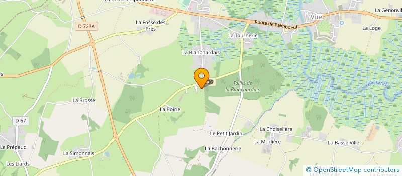 localisation de l'entreprise MONSIEUR JEAN MICHEL LUCAS  VUE