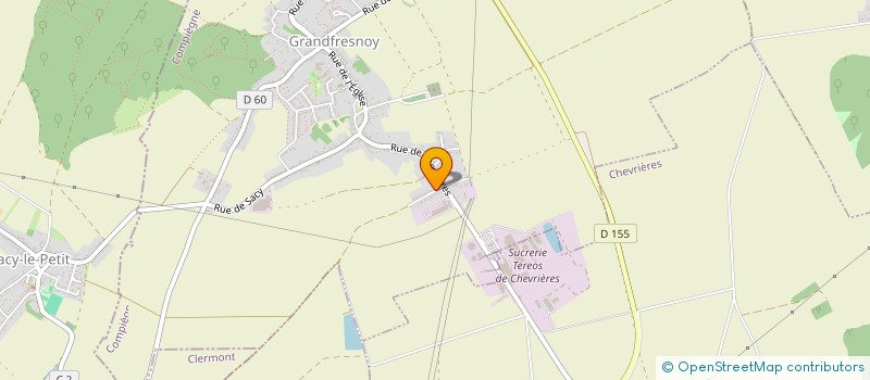 localisation de l'entreprise MONSIEUR JEAN MICHEL MACIEJEWSKI  GRANDFRESNOY