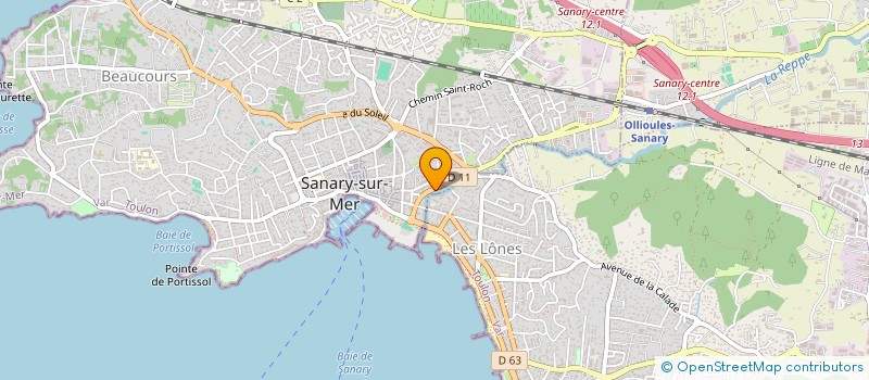 localisation de l'entreprise MONSIEUR JEAN MICHEL MALICET à SANARY-SUR-MER