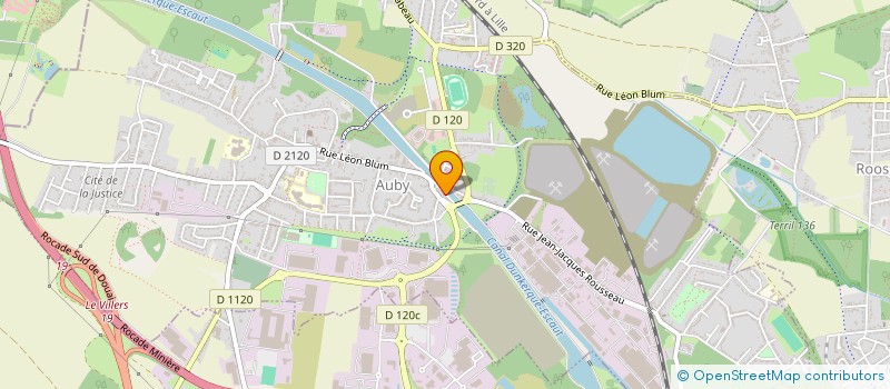 localisation de l'entreprise MONSIEUR JEAN-MICHEL MALLET  AUBY