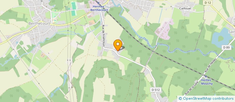 localisation de l'entreprise MONSIEUR JEAN MICHEL MANGES  HERMES