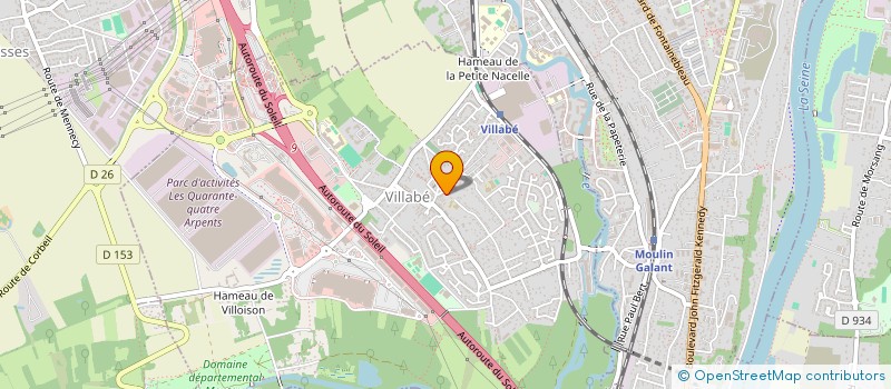 localisation de l'entreprise MONSIEUR JEAN-MICHEL MANKA  VILLABE