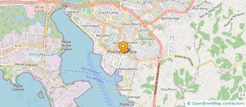 localisation de l'entreprise MONSIEUR JEAN-MICHEL MARC à POINTE-A-PITRE